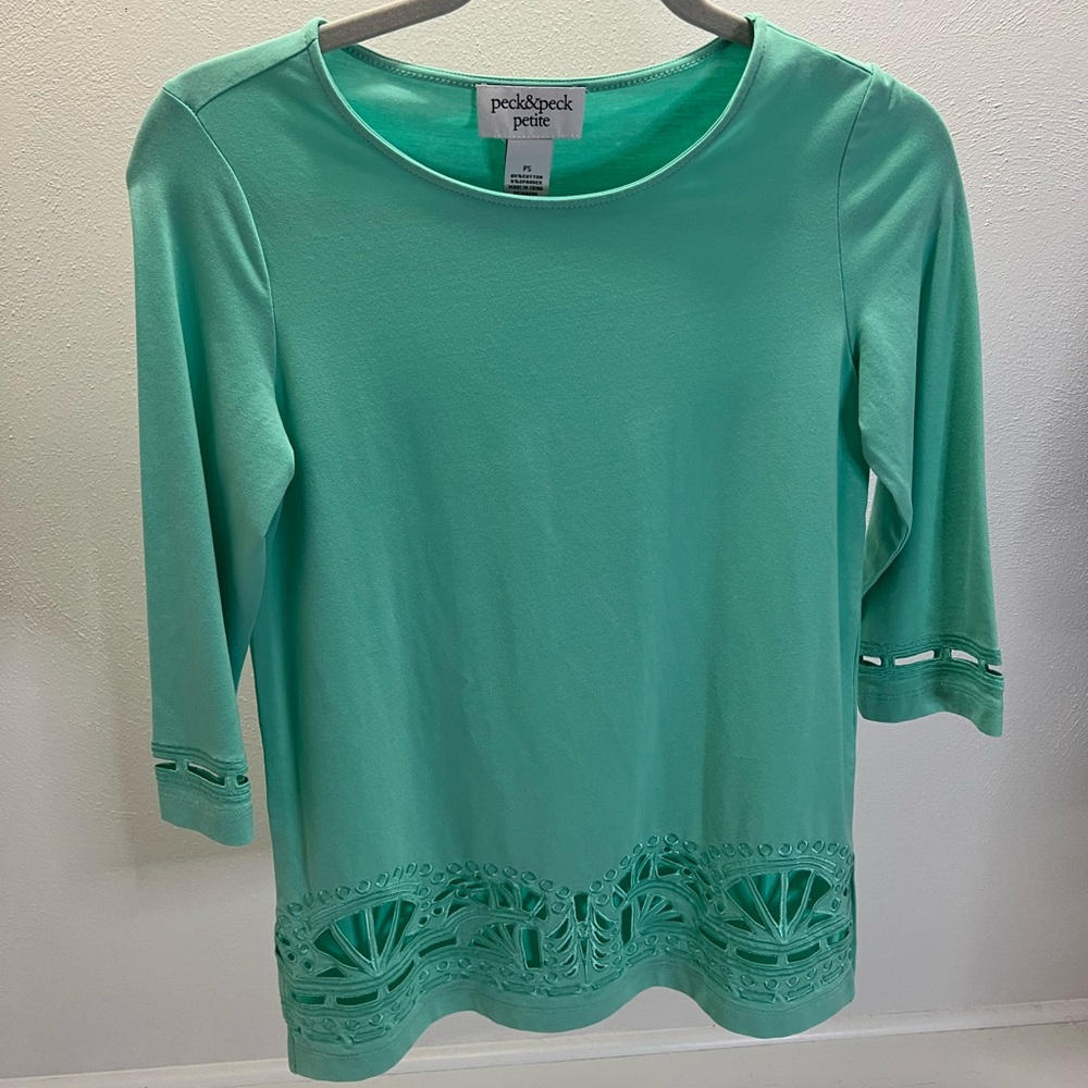 Peck & Peck - Women's Eyelet Top